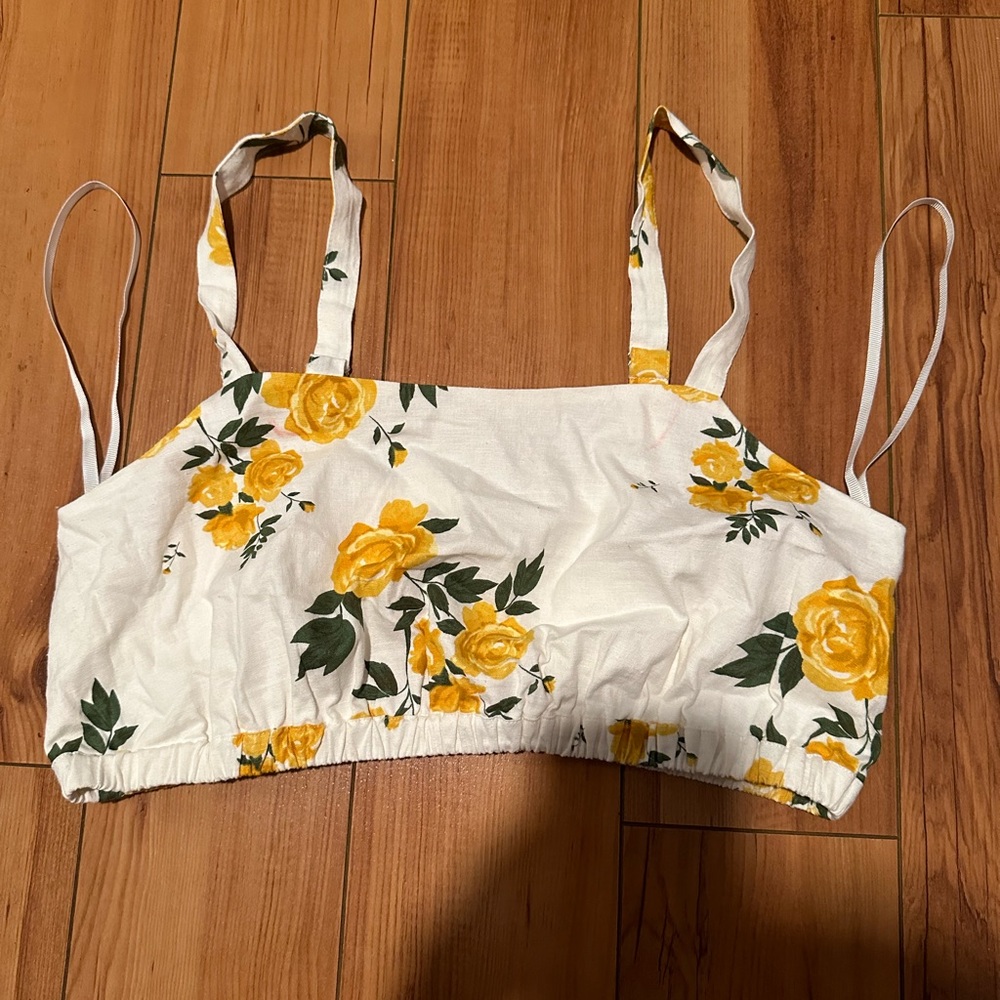Boutique rose crop top